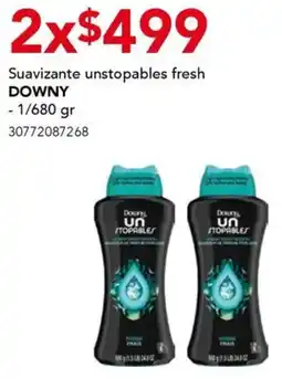City Club Downy suavizante unstopables fresh oferta
