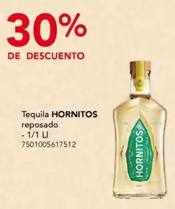 City Club Hornitos tequila reposado oferta