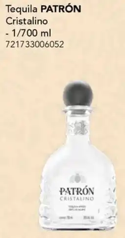 City Club Patrón tequila cristalino oferta