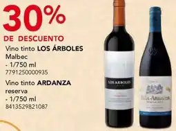 City Club Los árboles vino tinto malbec oferta