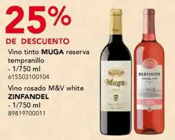 City Club Muga vino tinto reserva tempranillo oferta