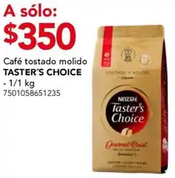 City Club Taster's choice café tostado molido oferta