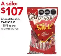 City Club Carlos v chocolate stick oferta