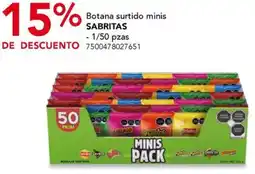 City Club Sabritas botana surtido minis oferta