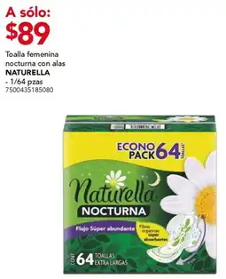 City Club Naturella toalla femenina nocturna con alas oferta