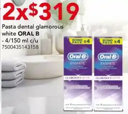 City Club Oral B pasta dental glamorous white oferta