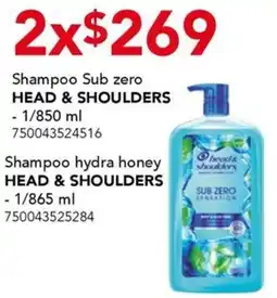 City Club Head & shoulders shampoo sub zero oferta