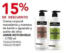 City Club Anne Rothshield crema corporal oferta