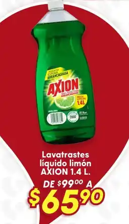 Soriana Híper Axion limon lavtrastes liquido oferta