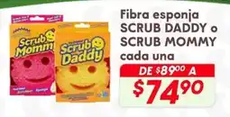 Soriana Híper Srub Daddy o Scrub Mommy fibra esponja oferta