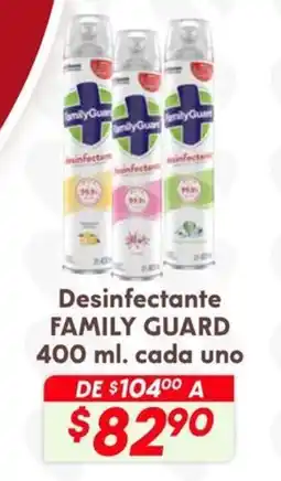 Soriana Híper Family Guard desinfectante oferta