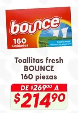 Soriana Híper Bounce toallitas fresh oferta