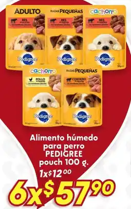 Soriana Híper Pedigree alimento húmedo para perro oferta