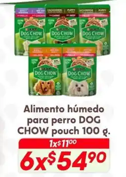 Soriana Híper Dog Chow alimento húmedo para perro oferta