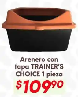Soriana Híper Trainer's Choice arenero con tapa oferta