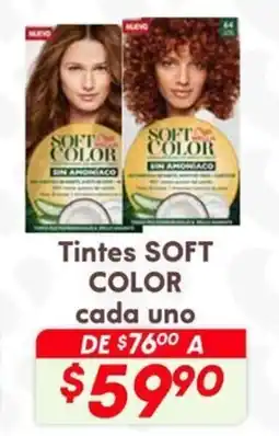 Soriana Híper Soft Color tintes oferta
