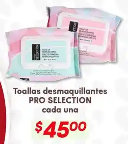Soriana Híper Pro Selection toallas desmaquillantes oferta