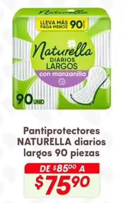 Soriana Híper Naturella pantiprotectores oferta