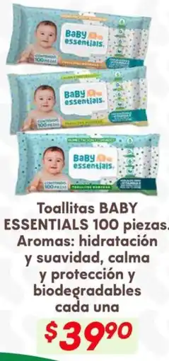 Soriana Híper Ваву Essentials toallitas oferta