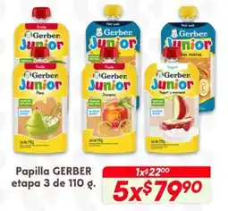 Soriana Híper Gerber papilla etapa 3 oferta
