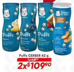Soriana Híper Gerber puffs oferta