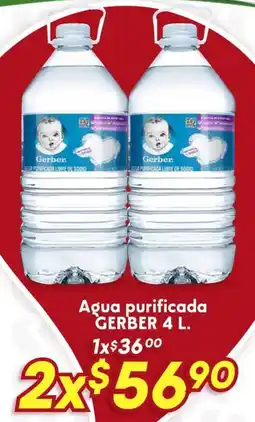 Soriana Híper Gerber agua purificada oferta