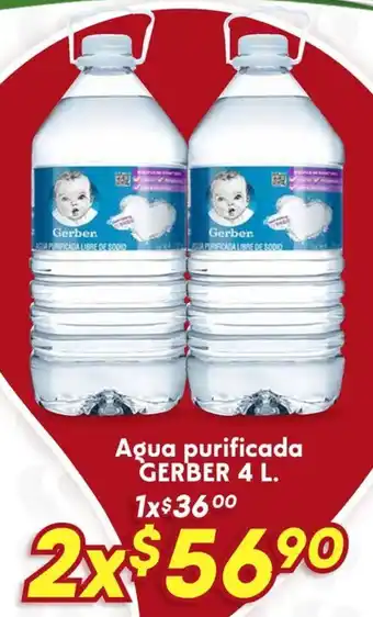 Soriana Híper Gerber agua purificada oferta