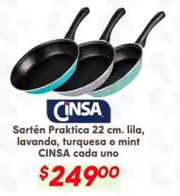 Soriana Híper Cinsa sartén praktica 22 cm oferta