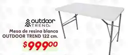 Soriana Híper Outdoor Trend mesa de resina 122 cm oferta