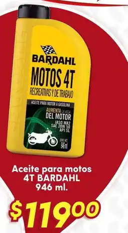 Soriana Híper Bardahl Aceite para motos 4T oferta