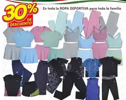 Soriana Híper En toda la ropa deportiva para toda la familia oferta