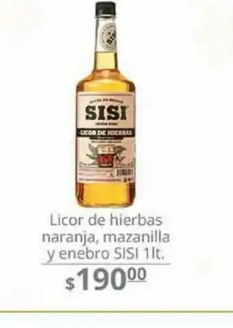 La Comer Licor de hierbas sisi oferta