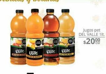 La Comer Jugos del valle oferta