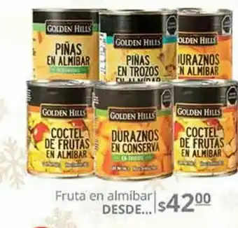 La Comer Piña en almíbar golden hills oferta