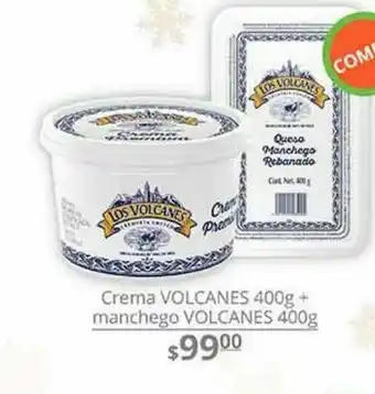 La Comer Crema de leche los volcanes oferta