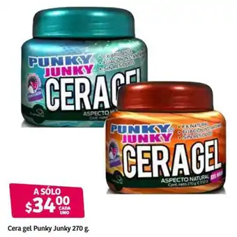 Soriana Híper Cera Gel Punky Junky 270g oferta