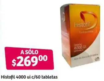 Histofil 4000ui c/60 tabletas
