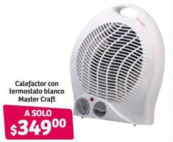 Soriana Híper Calefactor con Termostato Blanco Master Craft oferta