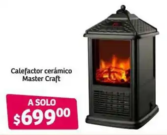 Soriana Híper Calefactor Cerámico Master Craft oferta