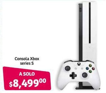 Soriana Híper Consola Xbox Series S oferta