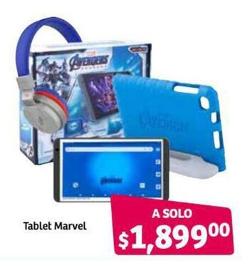 Soriana Híper Tablet Marvel oferta
