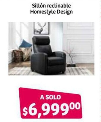 Soriana Híper Sillón Reclinable Homestyle Design oferta