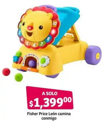 Soriana Híper Fisher Price León Camina Conmigo oferta