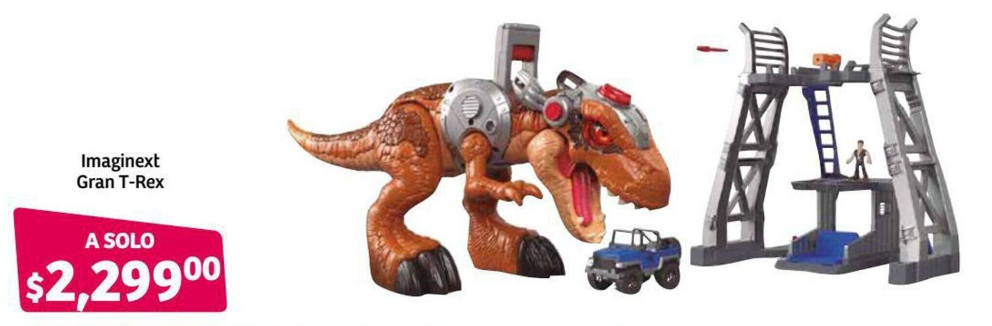 Imaginext Gran T-Rex oferta en Soriana Híper Imaginext Gran T-Rex oferta en Soriana Híper