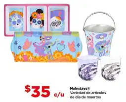 Bodega Aurrerá Mainstays variedad de articulos de día de muertos oferta