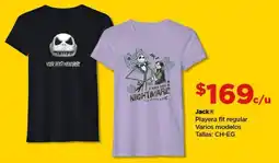 Bodega Aurrerá Jack playera fit regular varios modelos oferta