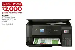 Costco Epson multifuncional ecotank a color L3560 oferta