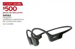 Costco Shokz openrun audífonos inalámbricos de conducción ósea oferta