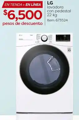 Costco Lg lavadora con pedestal oferta