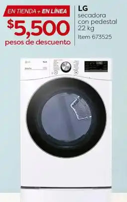Costco Lg secadora con pedestal oferta